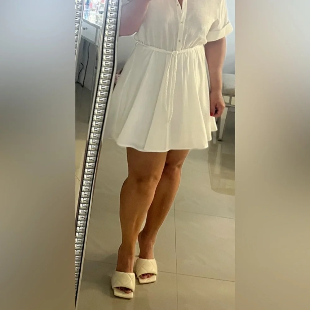 Zara White Dress - Picture 2 of 5